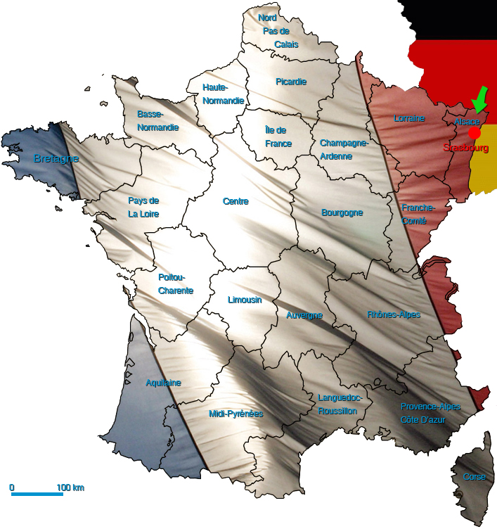 Carte des livraisons en France